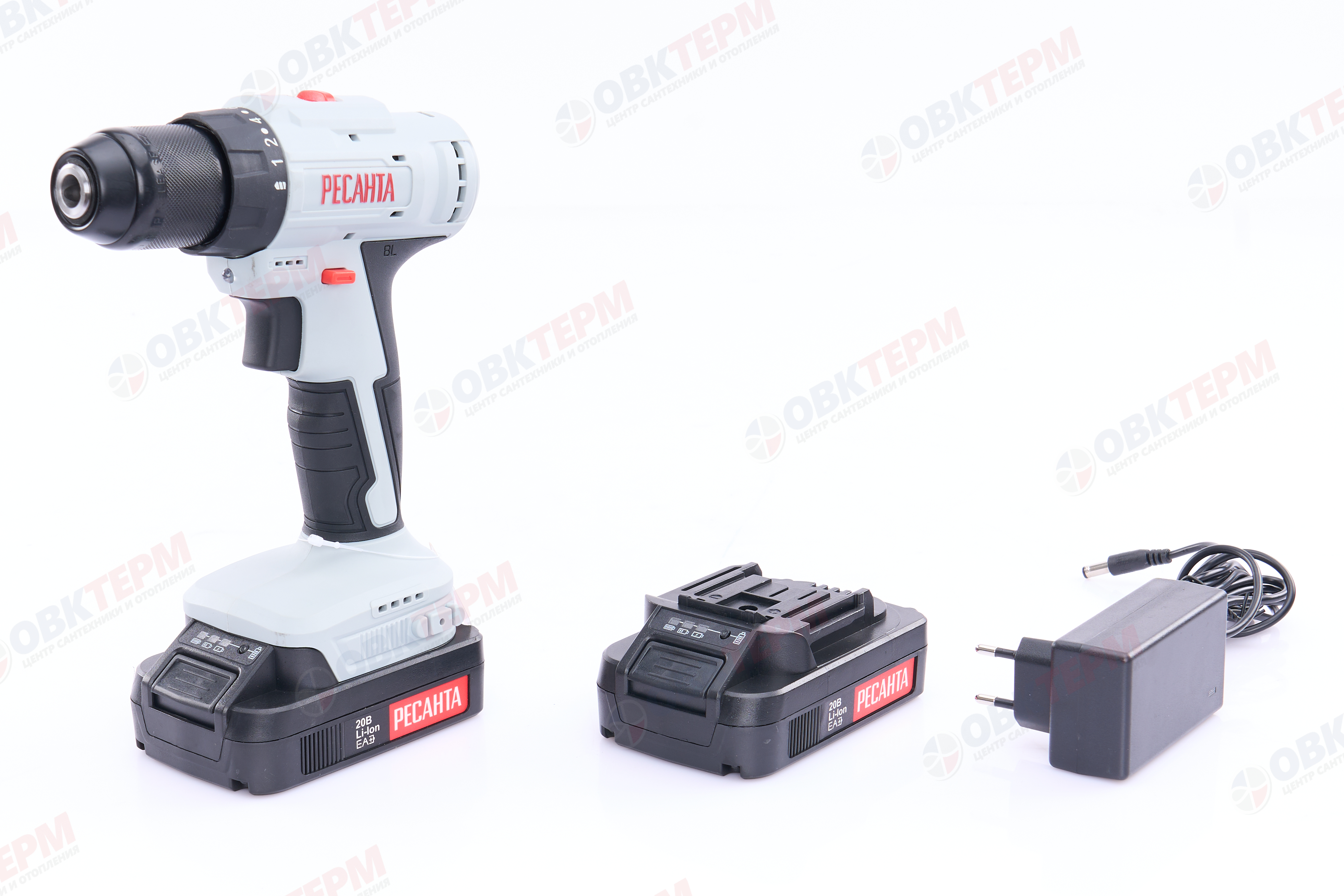 Дрель-шуруповерт аккумуляторная ДА-20-2ЛК-Б (бесщеточный двигатель) Ресанта - Изображение №2