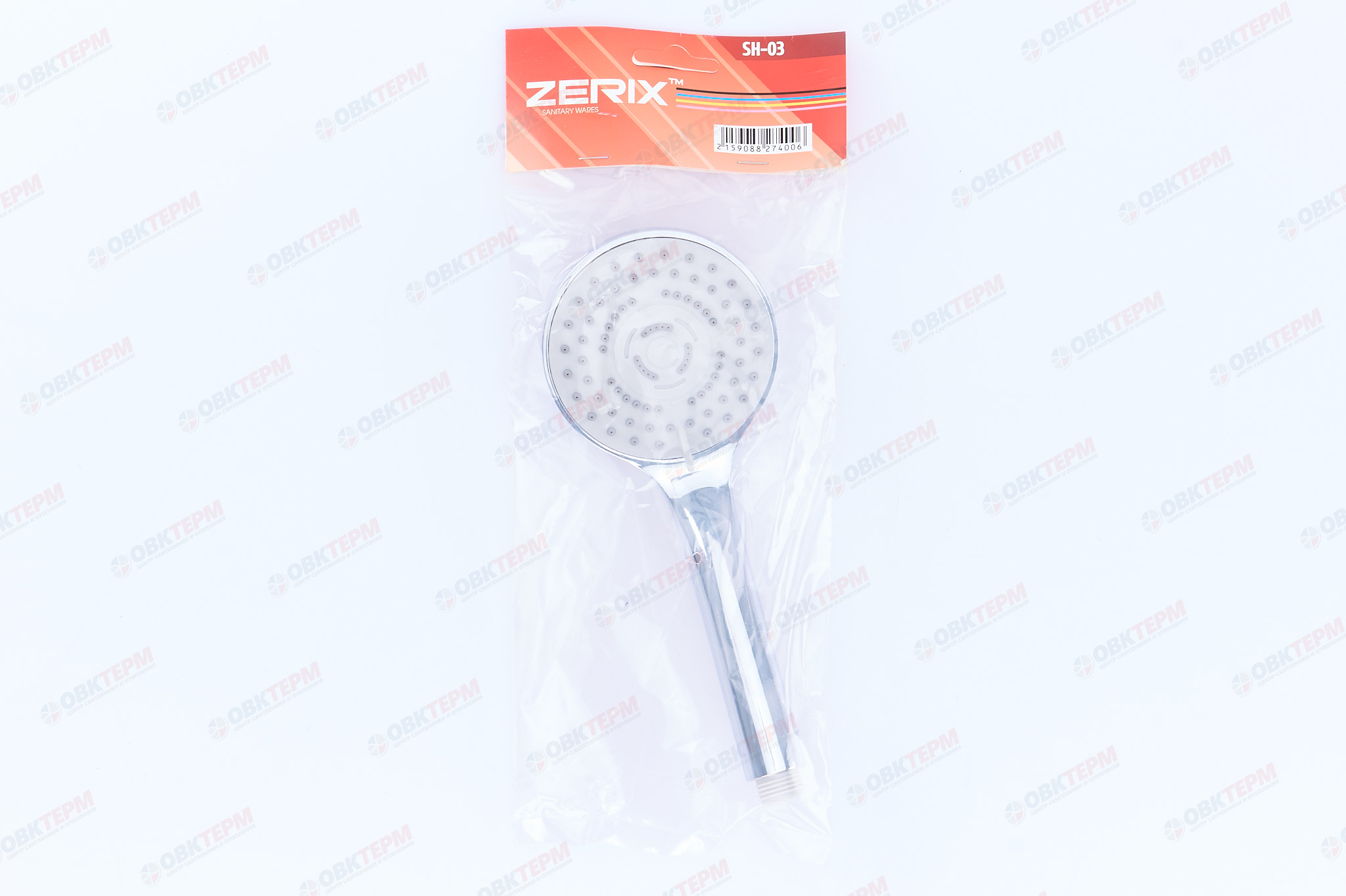 Лейка д/душа ручная ZERIX  SH-03 ( 3 режима) - миниатюра №6