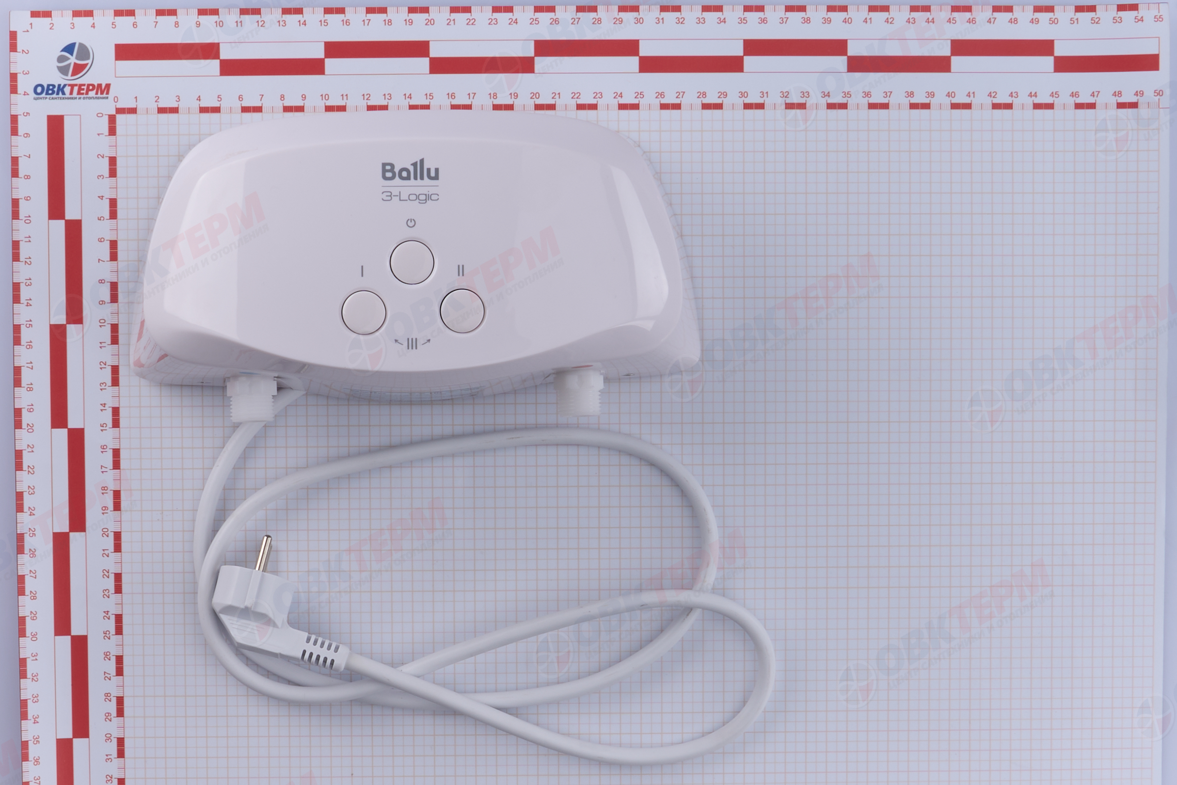 Проточник Ballu 3-Logic 3.5 TS  (душ+кран, 3,5 кВт(1,5-2,0-3,5), ш270*в135*г100) - миниатюра №10