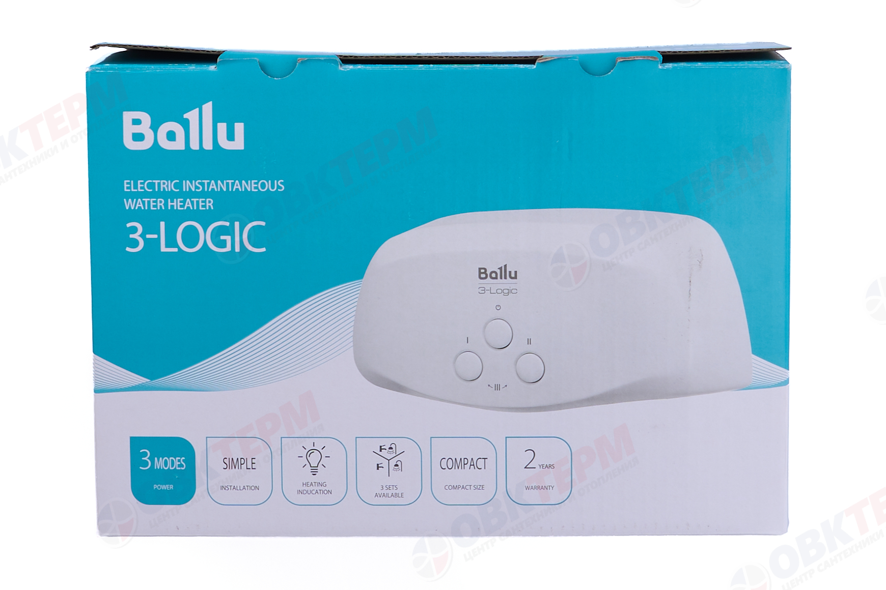 Проточник Ballu 3-Logic 3.5 TS  (душ+кран, 3,5 кВт(1,5-2,0-3,5), ш270*в135*г100) - миниатюра №11