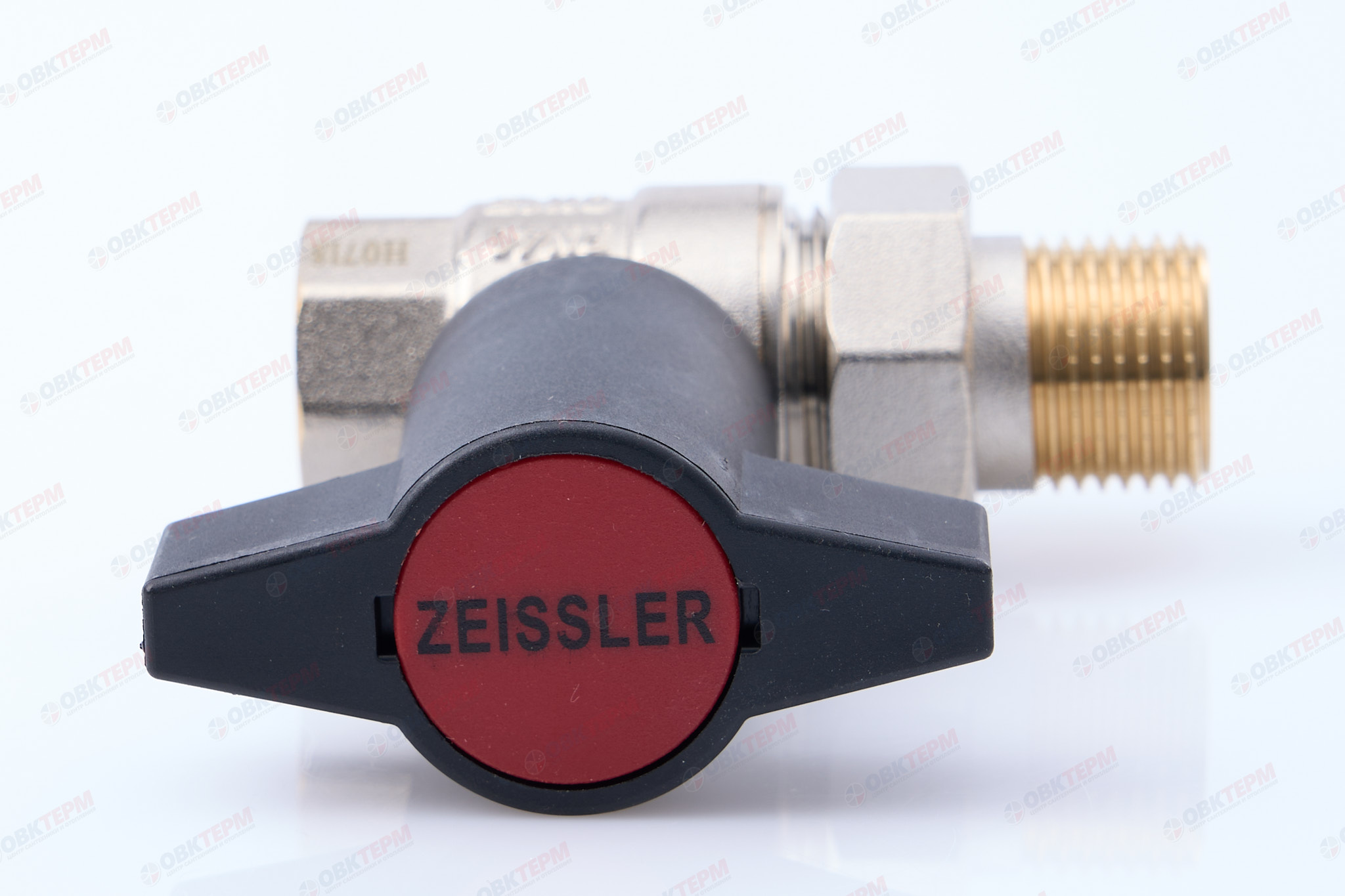 Кран шаровый с американкой (ручка пластик)     ZEISSLER      1/2"   ВН   (10/40) - Изображение №4