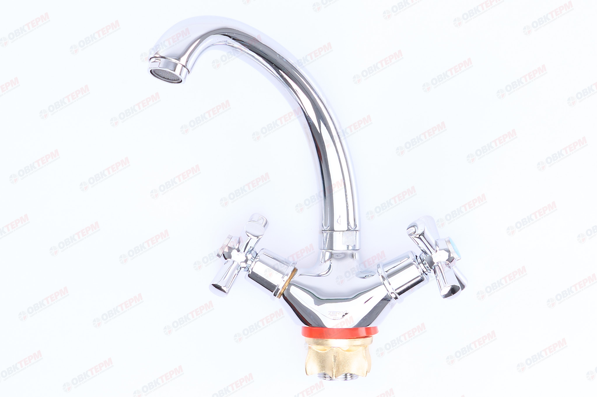 Смеситель д/умывальника буксовый ZERIX TLC-A722 ГАЙКА  (10 шт/ящ) - Изображение №2