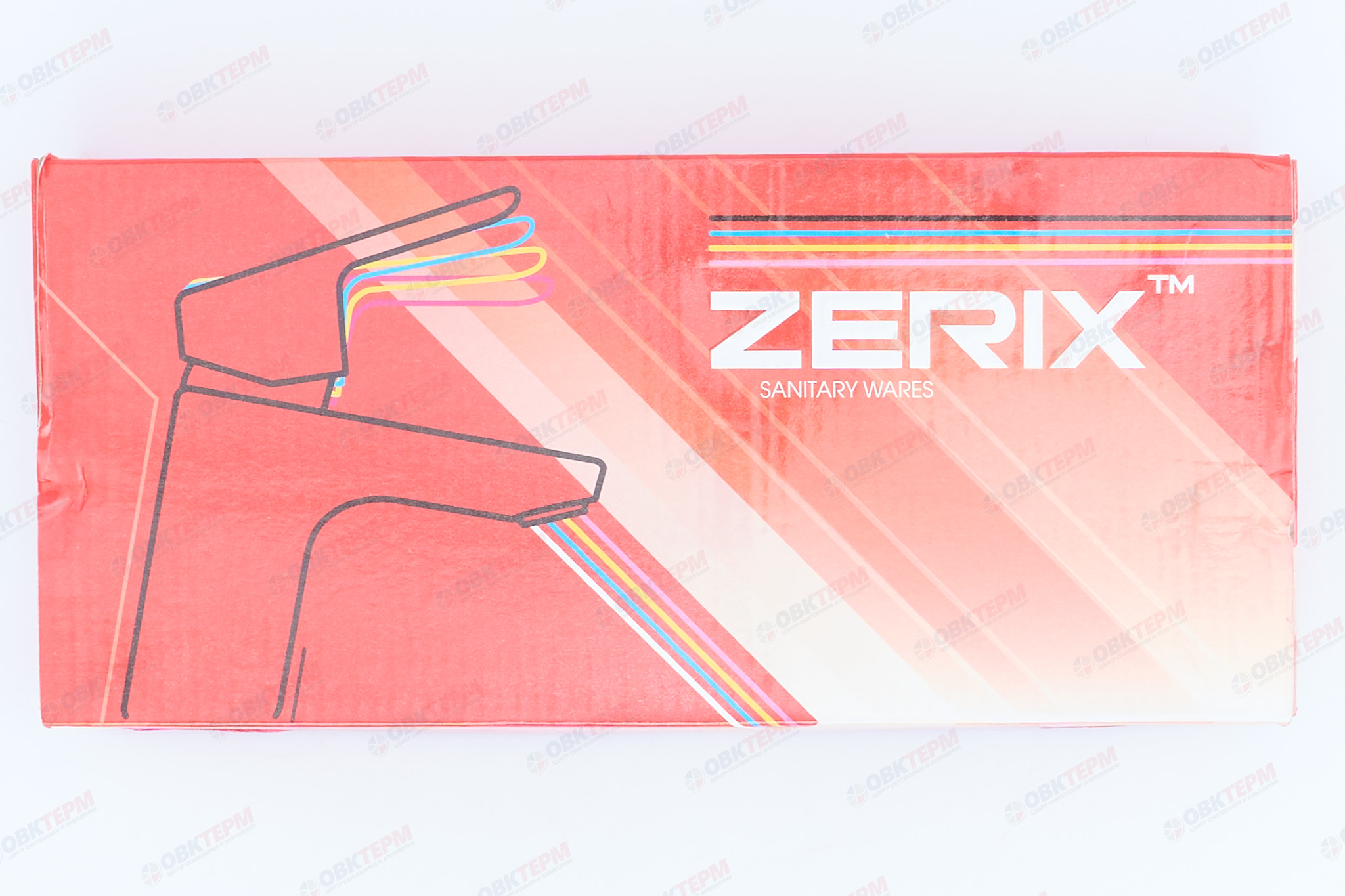 Смеситель д/умывальника буксовый ZERIX TLC-A722 ГАЙКА  (10 шт/ящ) - миниатюра №6