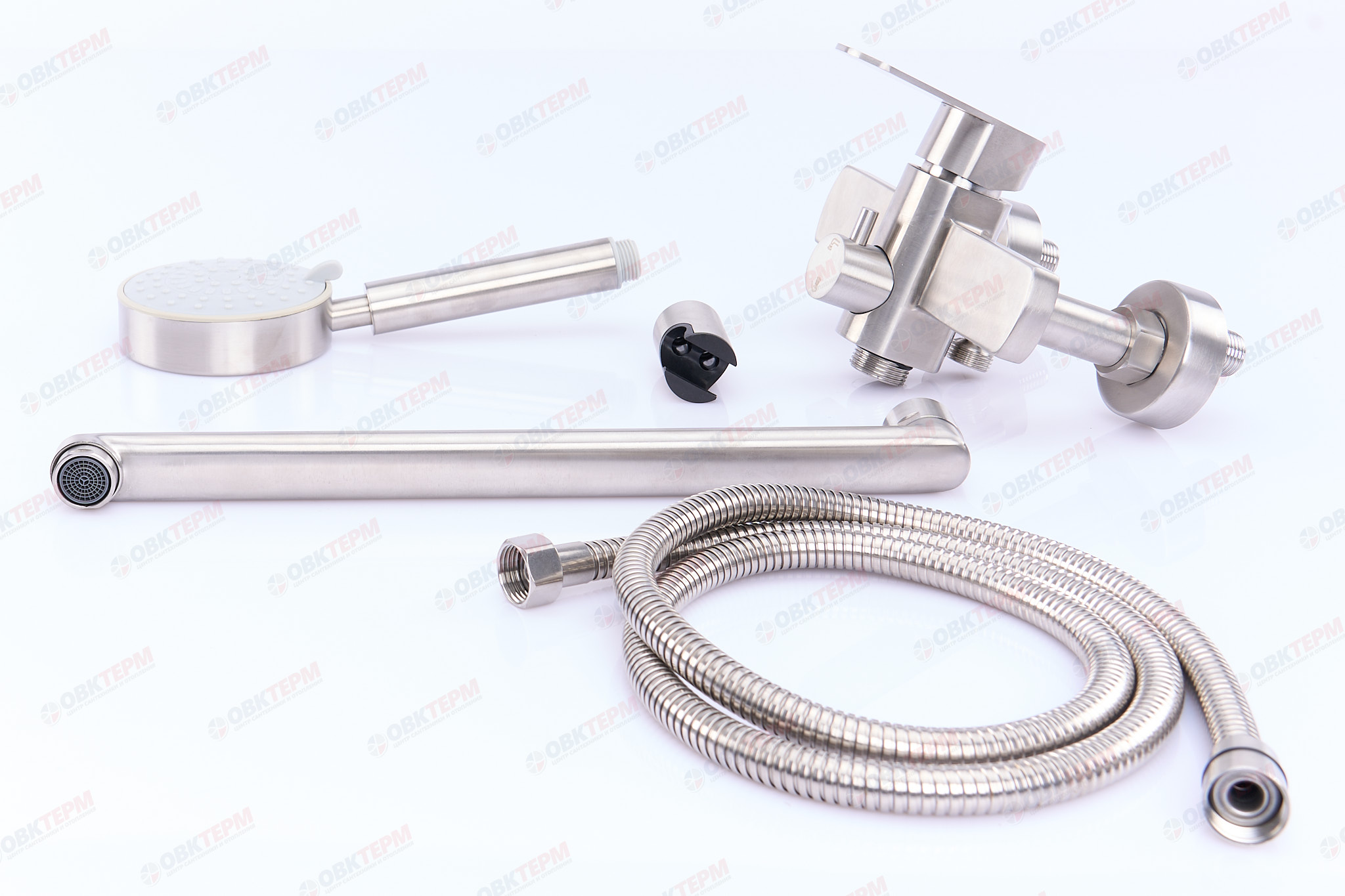 Смеситель д/ванны нерж/сталь ZERIX LEB-006 (EURO)  (12 шт/ящ) - миниатюра №3