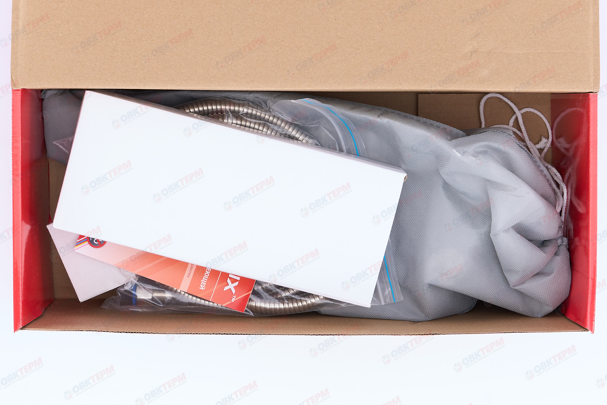 Смеситель д/ванны нерж/сталь ZERIX LEB-006 (EURO)  (12 шт/ящ) - миниатюра №5