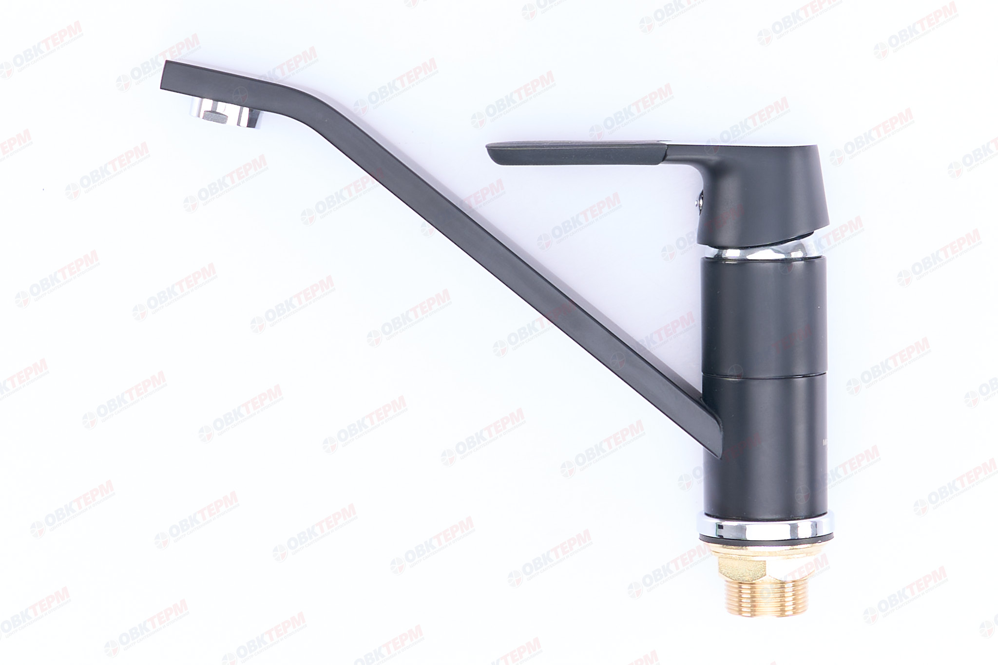 Смеситель д/кухни MIXXUS PREMIUM TIGER 555 Ø35 25 см на ГАЙКЕ BLACK (10 шт/ящ) - миниатюра №2