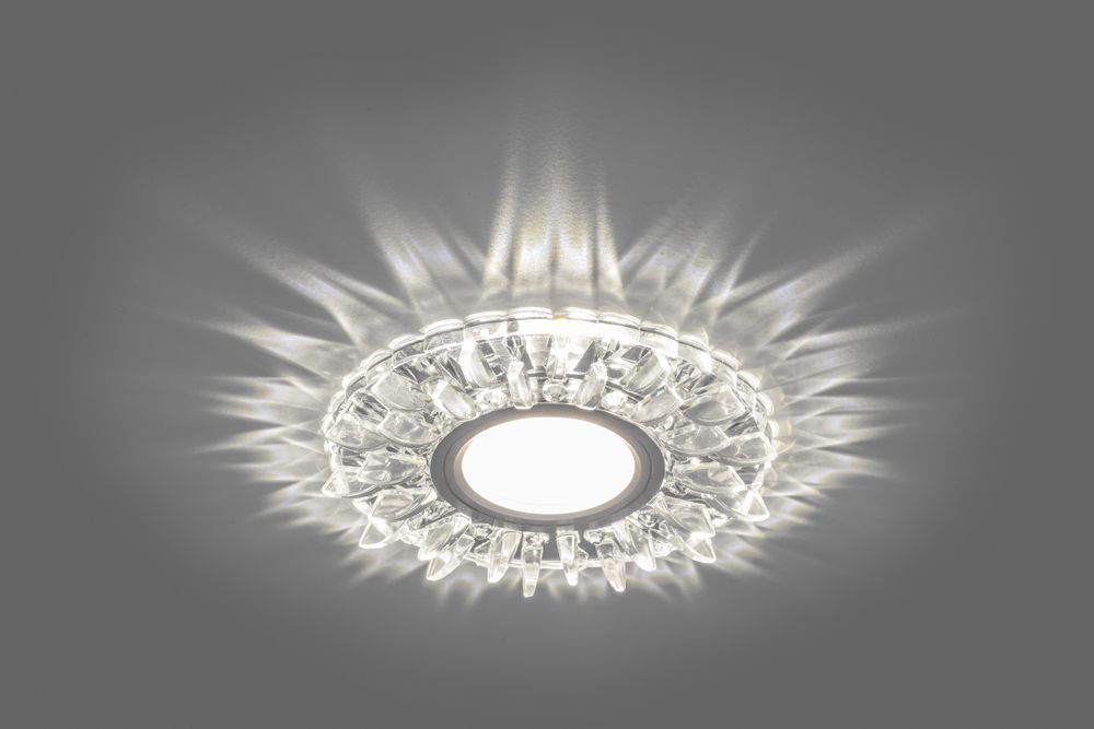 Светильник встраиваемый с белой LED подсветкой Feron CD911 потолочный MR16 G5.3 прозрачный - изображение №1