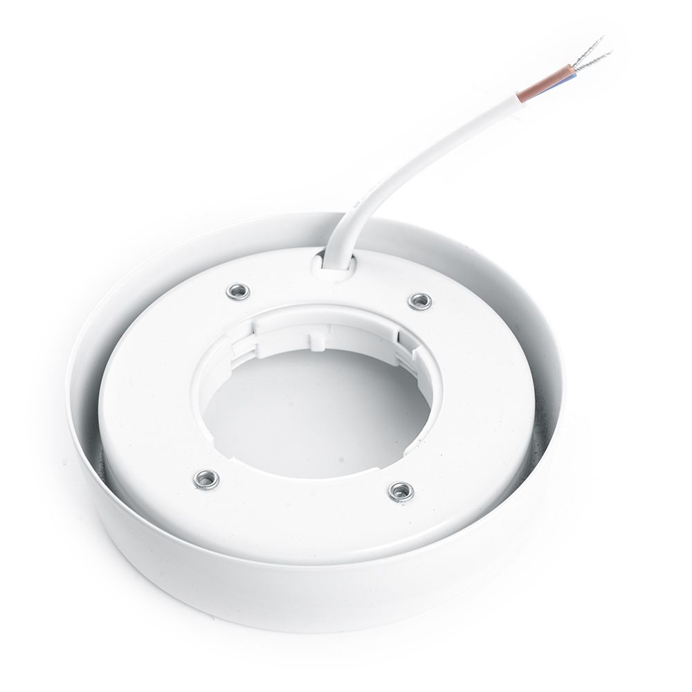 Светильник потолочный накладной, 20W 230V  GX53, белый матовый без лампы, FERON HL63 - Изображение №3