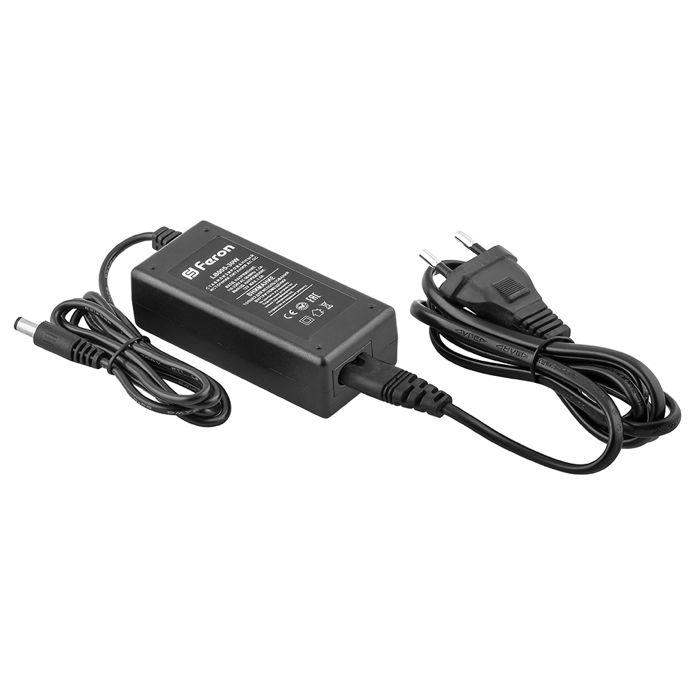 Трансформатор электронный для светодиодной ленты 30W 12V (драйвер), Feron LB005 - Изображение №1