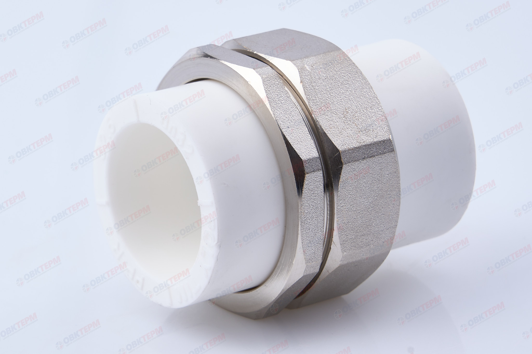 Разборное  соединение 32  труба-труба ВВ   (белый)   (50/5)  (TIM) - Изображение №1