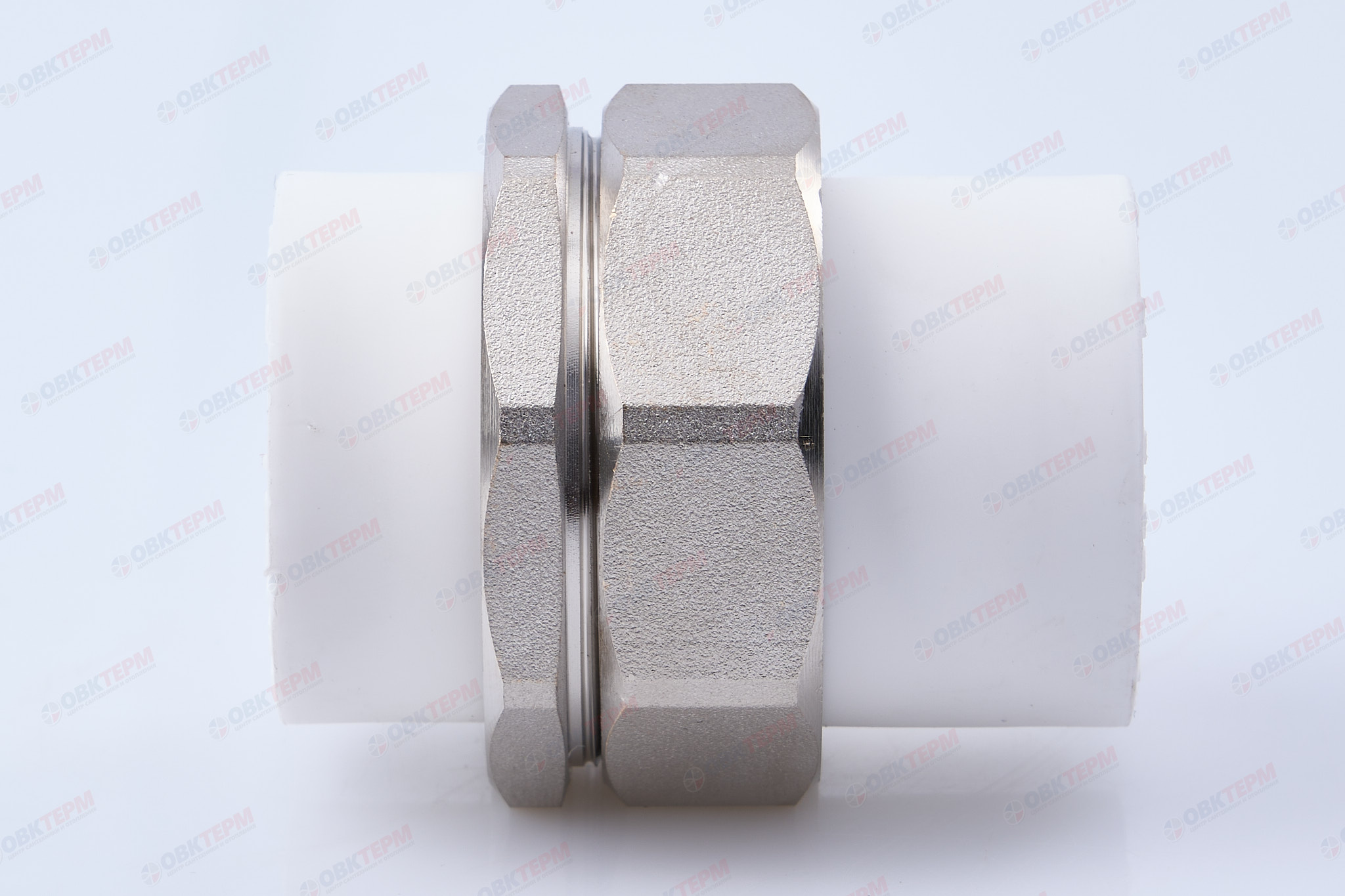 Разборное  соединение 32  труба-труба ВВ   (белый)   (50/5)  (TIM) - Изображение №4