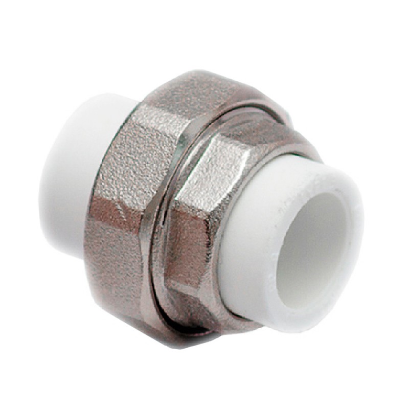 Разборное  соединение 32  труба-труба ВВ   (белый)   (50/5)  (TIM) - Изображение №2