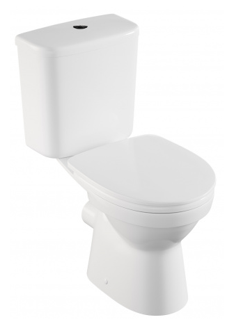Унитаз-компакт Norm Fit (прямой выпуск,с функцией биде, с сиденьем термопласт и SC) (Ш360хВ780хГ650) - Изображение №1