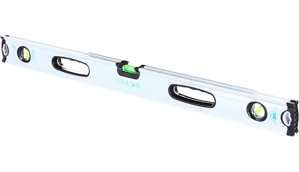 Уровень строительный   800мм (3 глазка, 2ручки,фрез) - Изображение №1