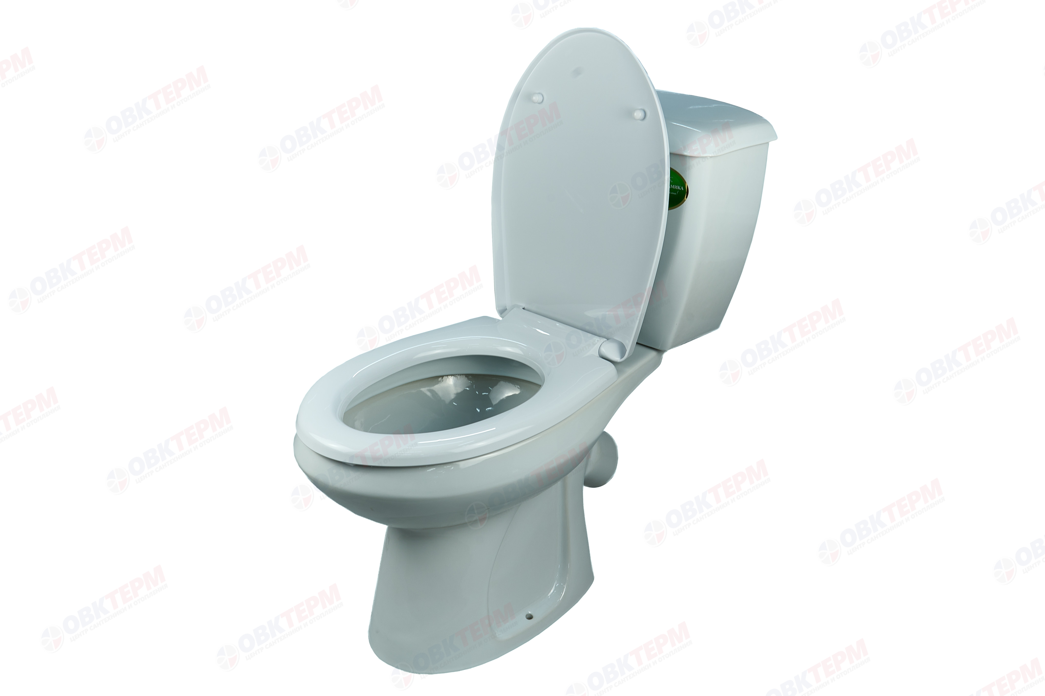 Унитаз-компакт ОК "ЭЛИССА" (косой выпуск, 1 режим, крышка ПП, НИЖ., ПОДКЛ.)  750x390x670 мм - Изображение №3