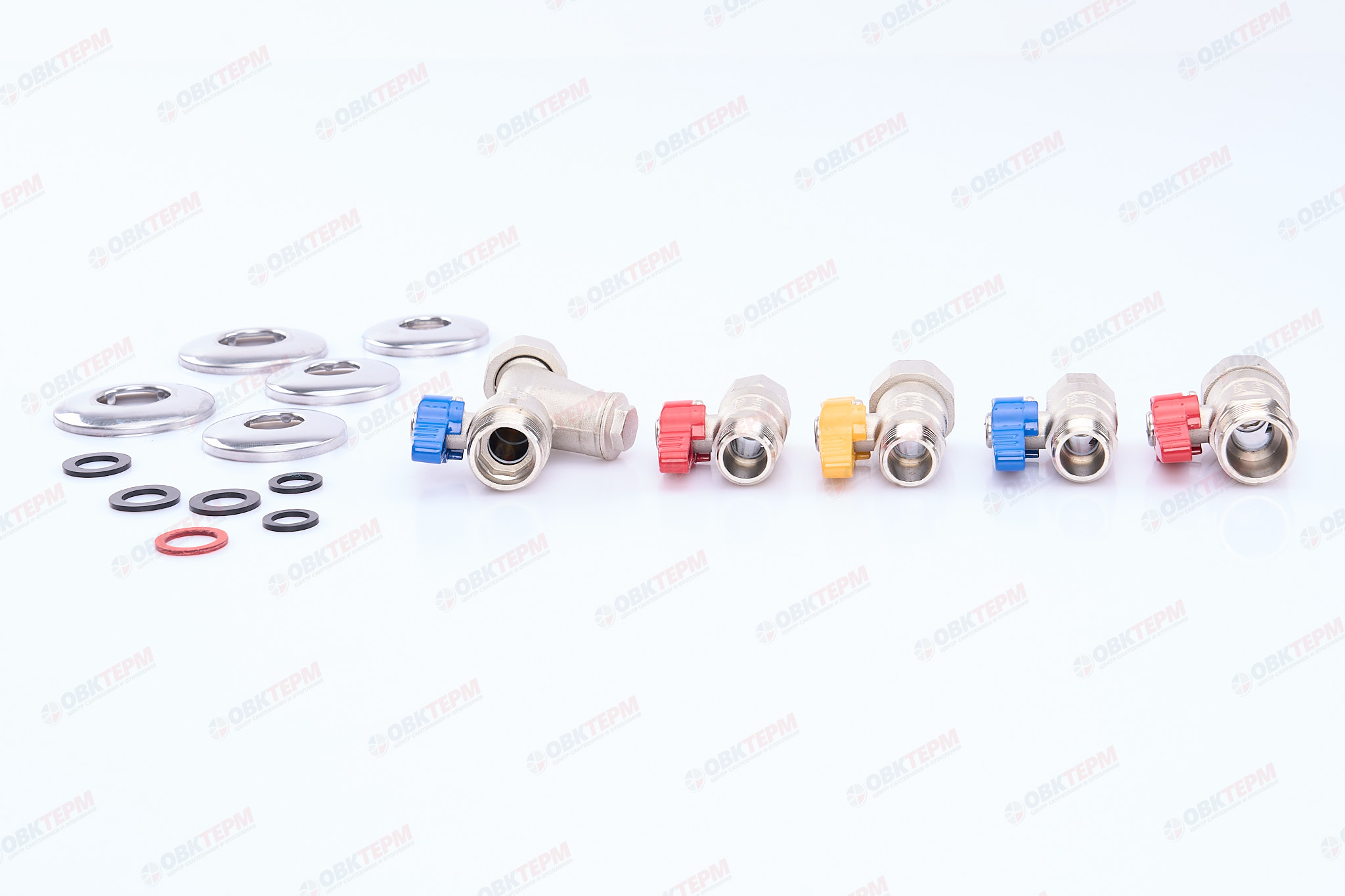 Набор кранов для газового котла ПРЯМОЙ    TIM     (1шт/16ящ) - Изображение №3