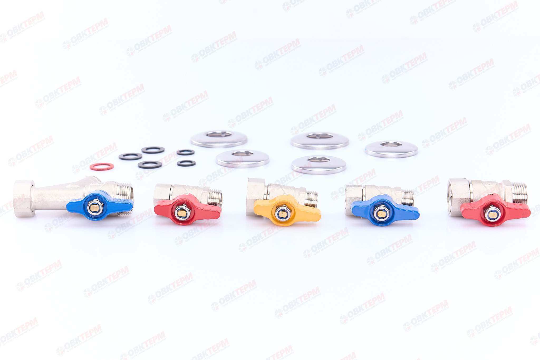 Набор кранов для газового котла ПРЯМОЙ    TIM     (1шт/16ящ) - Изображение №4