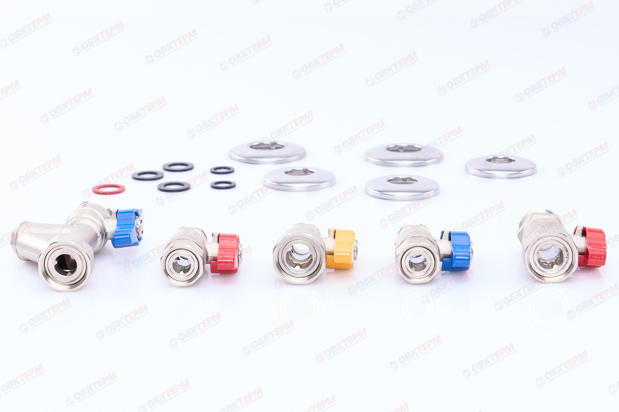 Набор кранов для газового котла ПРЯМОЙ    TIM     (1шт/16ящ) - Изображение №5