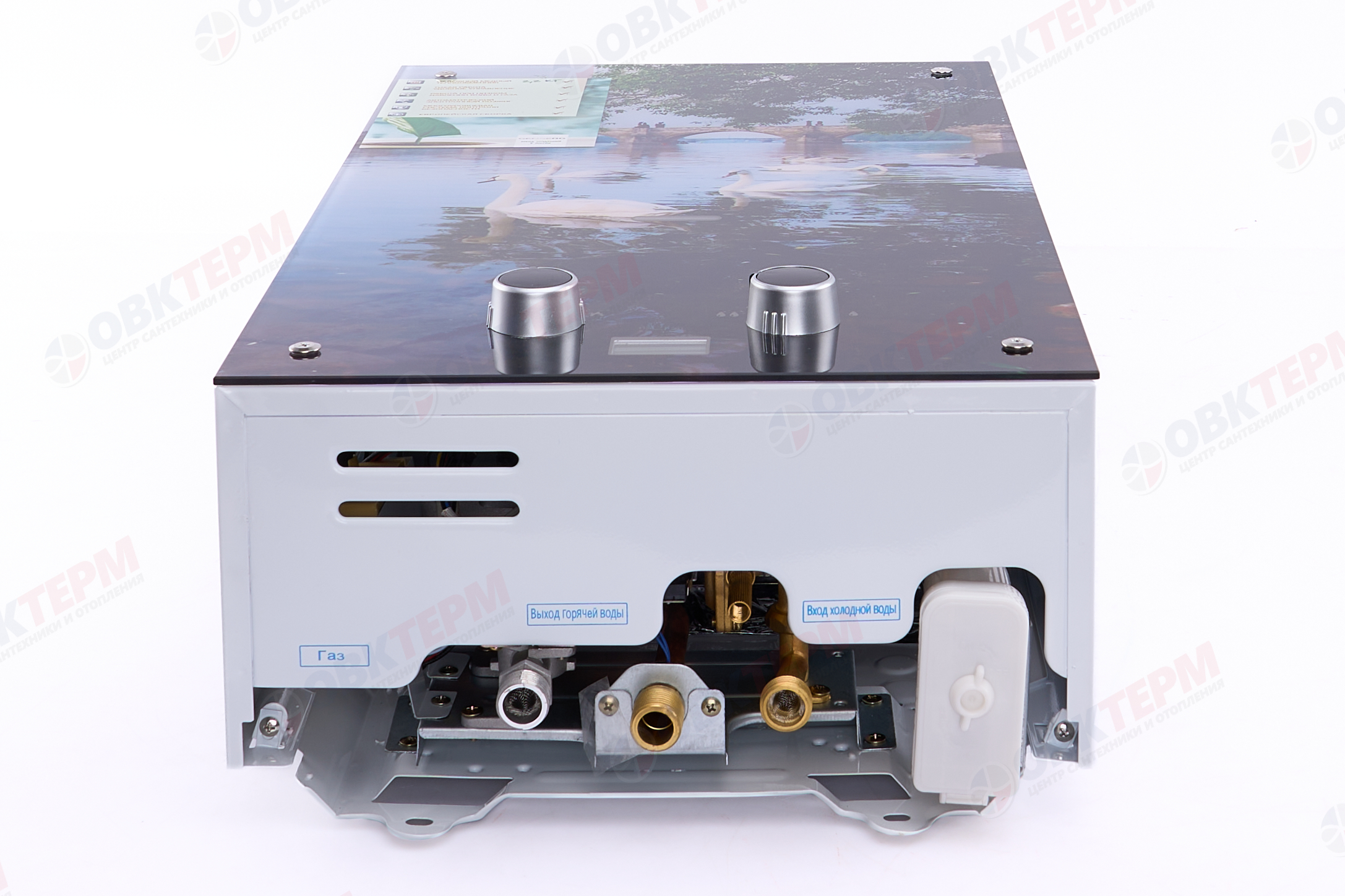 Колонка газовая  GENBERG 210.01 ДЕКОР 10л. МОСТ  (ШxВxГ) (ШxВxГ) 340x590x150 мм - Изображение №2