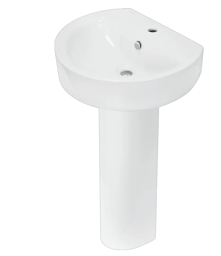SANITA LUXE умывальник Best 55 ВКС Белый S1 (555 х 175 х 445) - Изображение №4