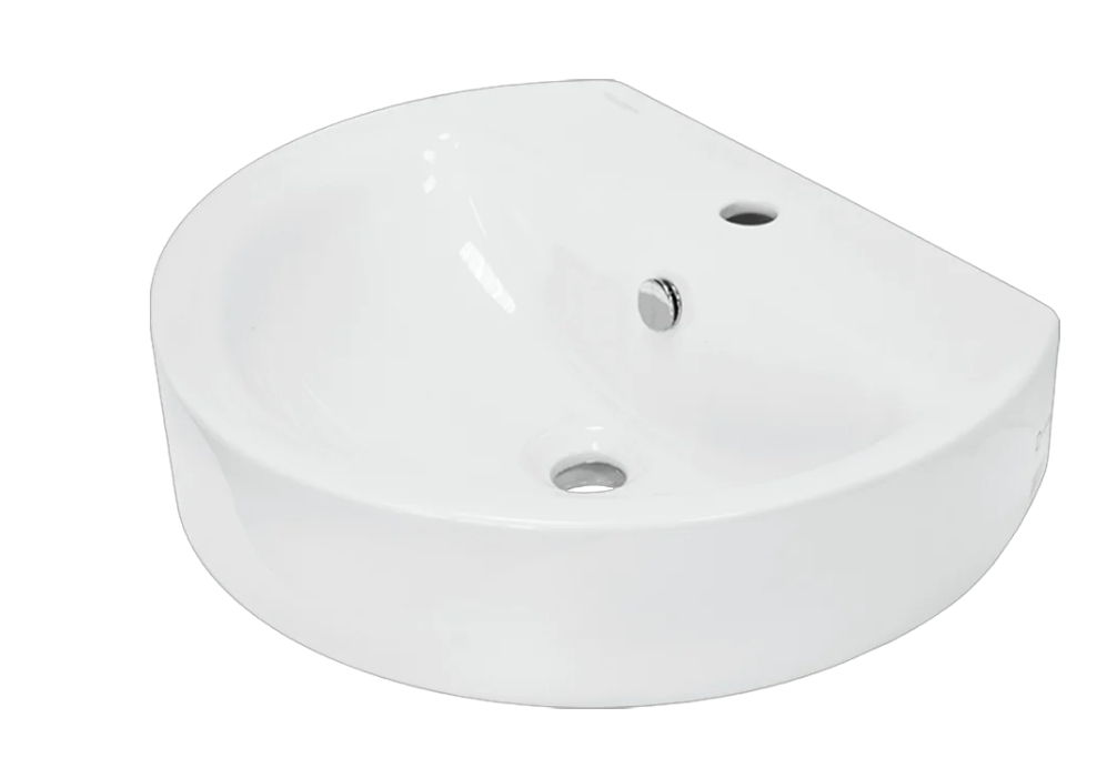 SANITA LUXE умывальник Best 55 ВКС Белый S1 (555 х 175 х 445) - Изображение №1