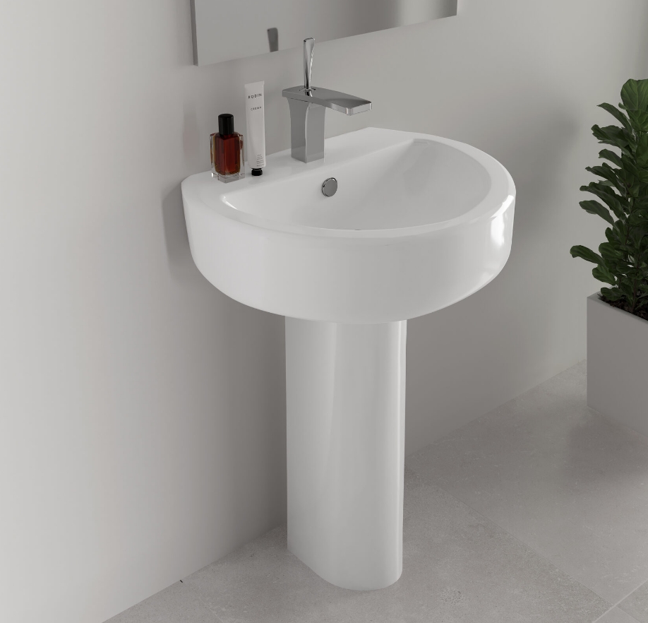 SANITA LUXE умывальник Best 55 ВКС Белый S1 (555 х 175 х 445) - миниатюра №8