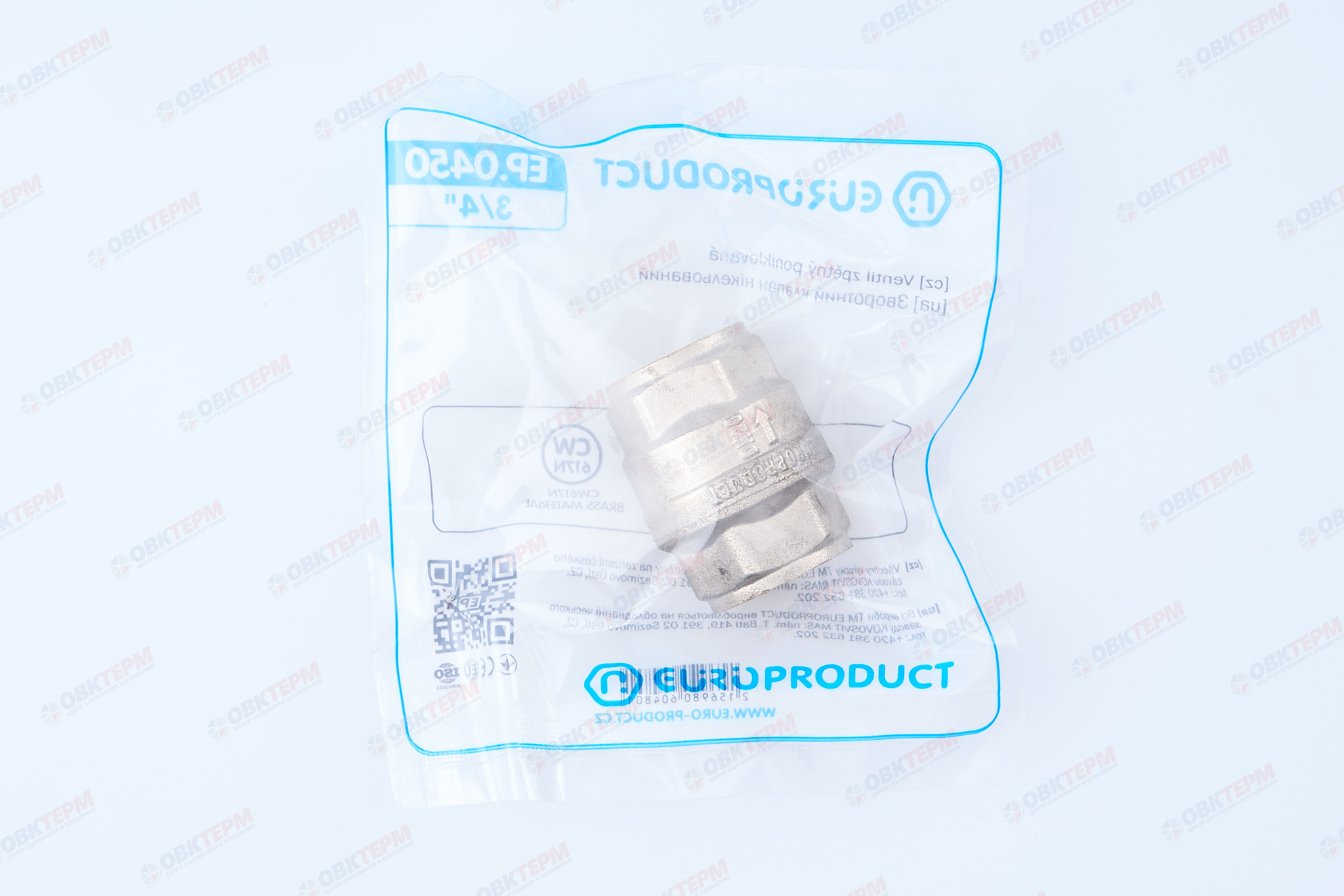 Клапан обратный   EUROPRODUCT   3/4"    (100 шт) - Изображение №5