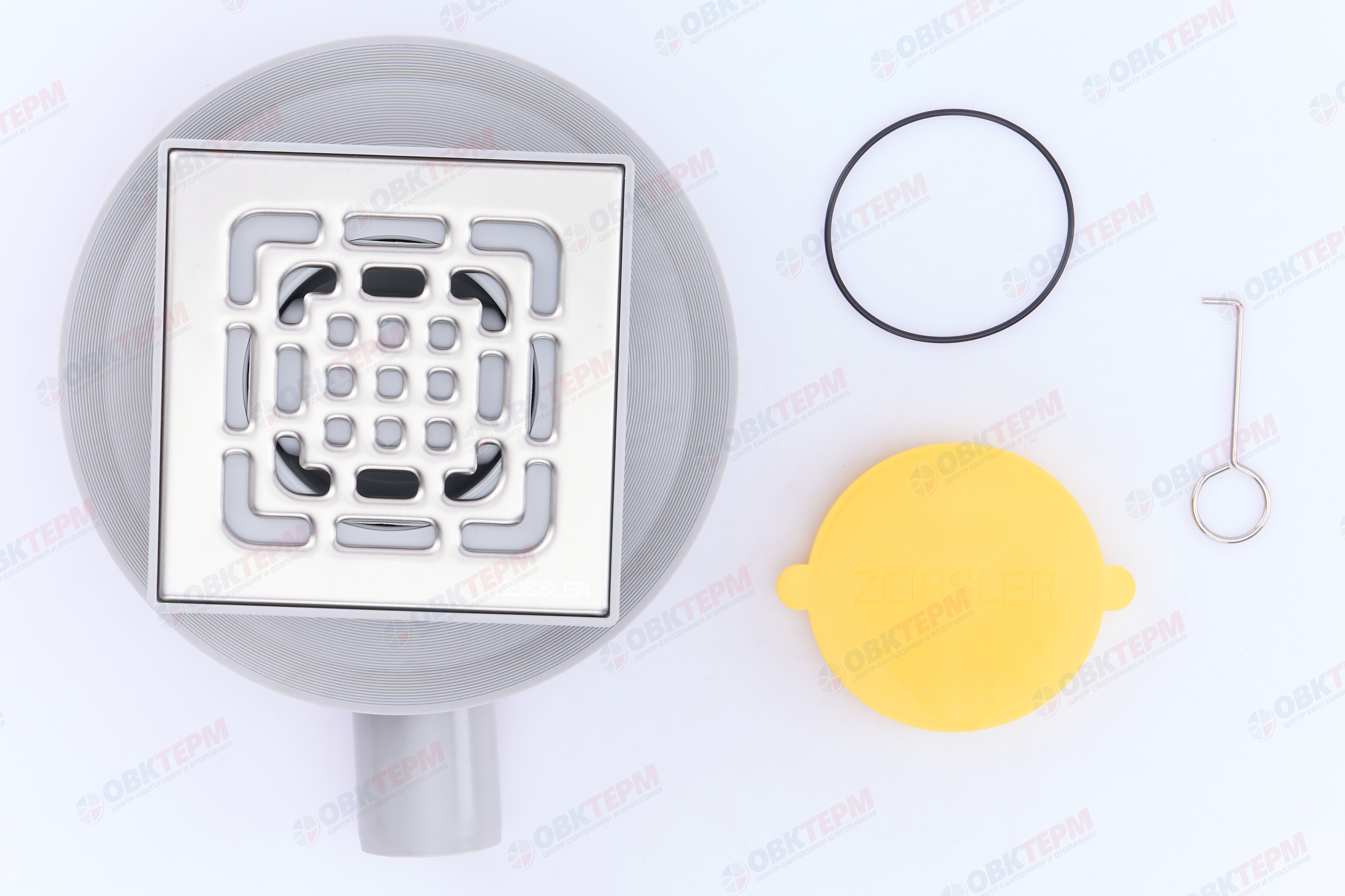 Трап 50 горизонтальный 15*15 с сухим затвором  ZEISSLER - миниатюра №9