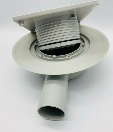Трап 50 горизонтальный 15*15 с сухим затвором  ZEISSLER - миниатюра №6