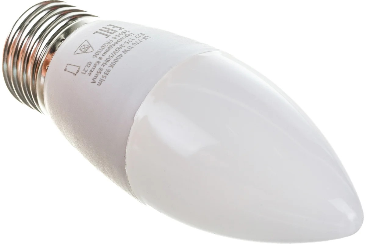 Feron Лампа светодиодная, (11W) 230V E27 4000K С37, LB-770 - Изображение №3