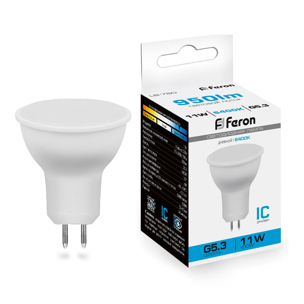 Feron Лампа светодиодная, (13W) 230V E27 2700K С37, LB-970 - миниатюра №2