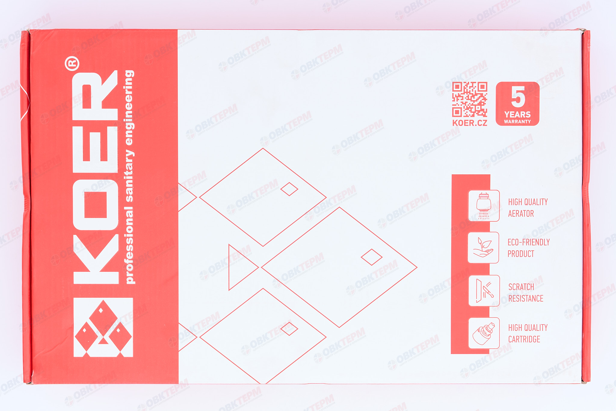 Смеситель д/умывальника KOER KB-13007-01 ВЫСОКИЙ  (Цвет хром) (8шт/ящ) - миниатюра №7