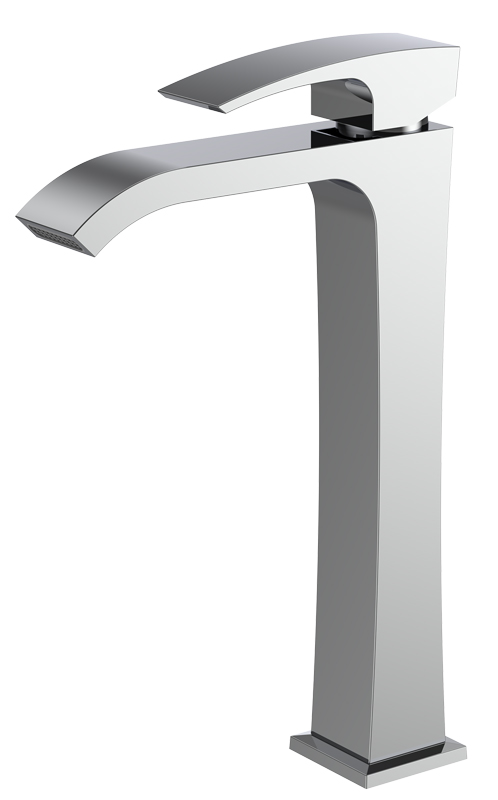 Смеситель д/умывальника KOER KB-13007-01 ВЫСОКИЙ  (Цвет хром) (8шт/ящ) - Изображение №1