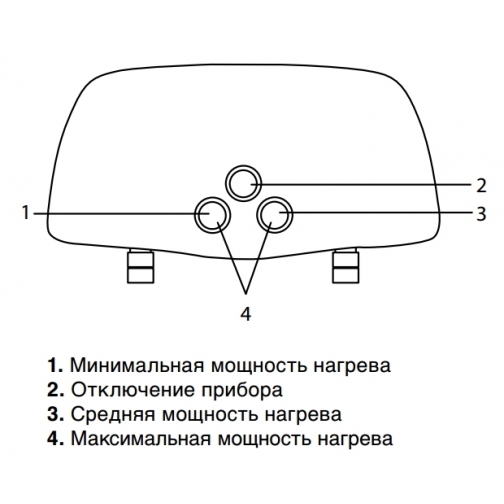 Проточник ZANUSSI 3-logic 3.5 TS  (душ+кран, 3,5 кВт(1,5-2,0-3,5), ш270*в135*г100) - Изображение №4