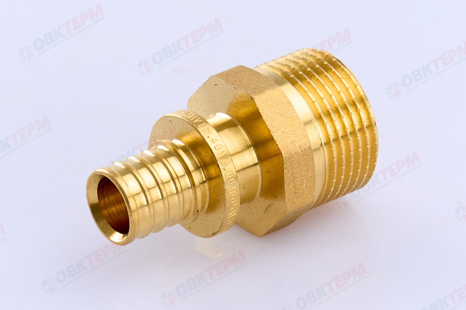 Соединитель надвижной с переходом на нар.р. 16(2,2) х 3/4"Н   VALTEC  (140/10) - Изображение №1