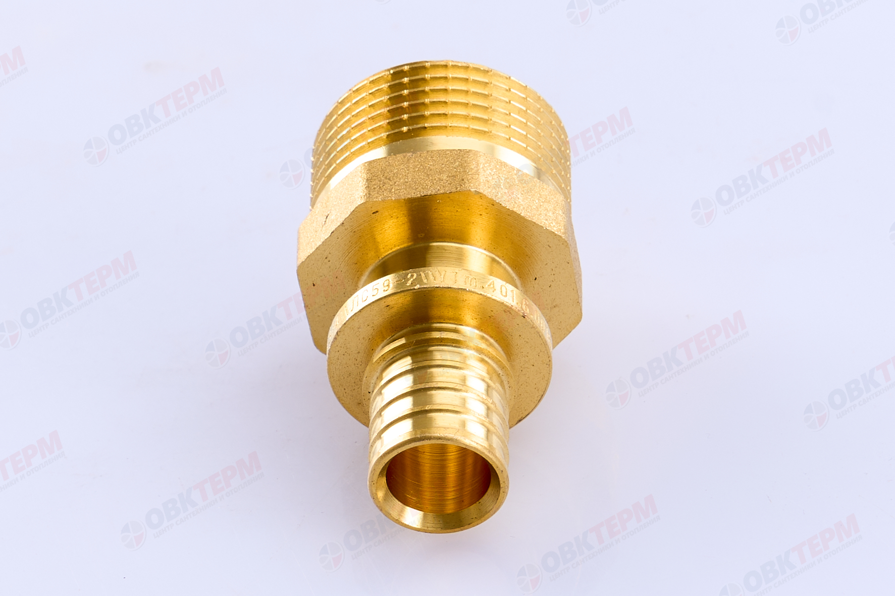 Соединитель надвижной с переходом на нар.р. 16(2,2) х 3/4"Н   VALTEC  (140/10) - Изображение №4