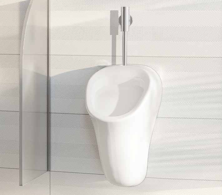 Писсуар подвесной VITRA "Arkitekt" с сифоном, креплением, (ШВГ 315х565х310 мм) - Изображение №3