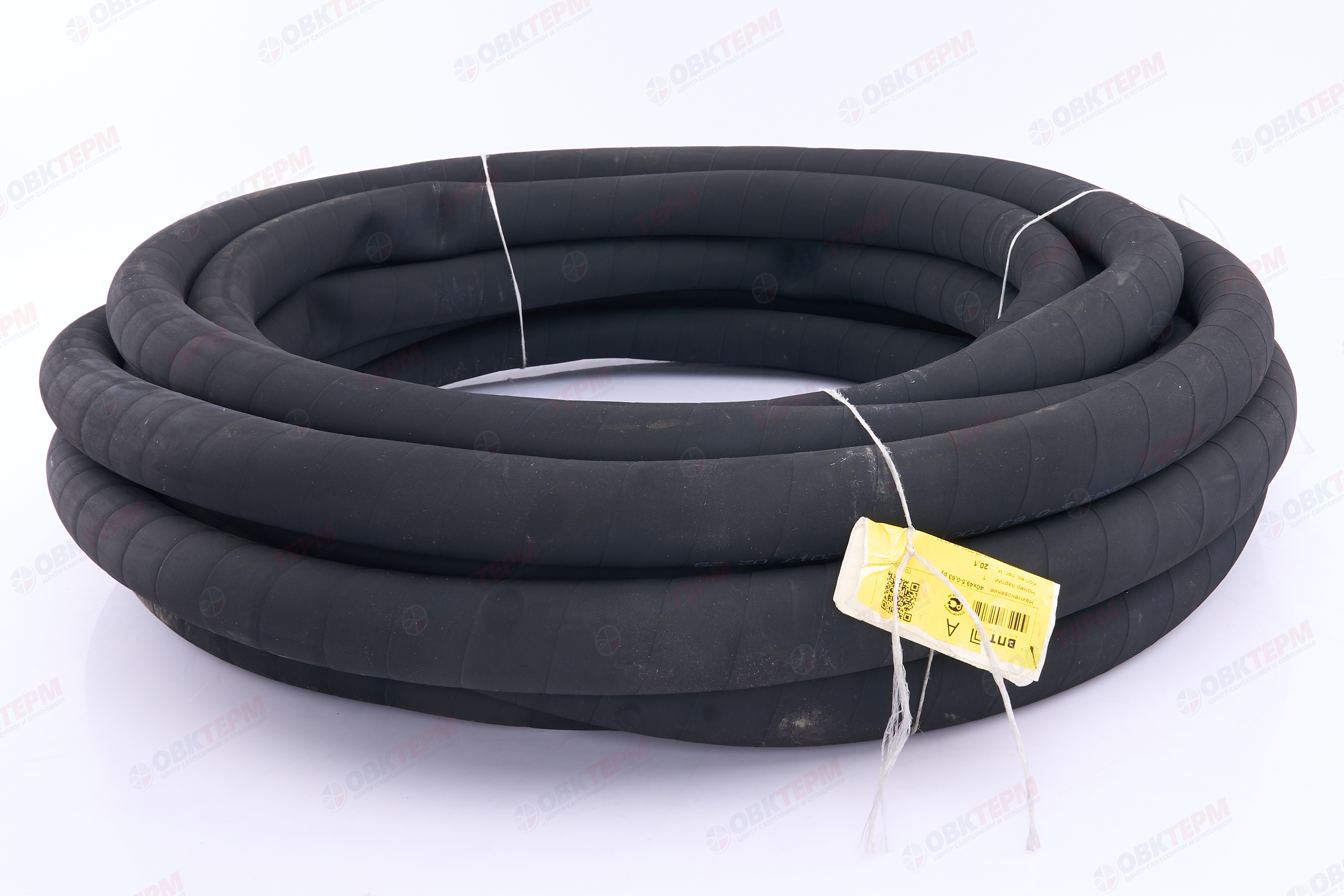 Шланг рукав черный 40х49-0,63 МБС рукав кордовый с нитяным каркасом (20м в бухте)(2-отрезка по 10м) - миниатюра №2