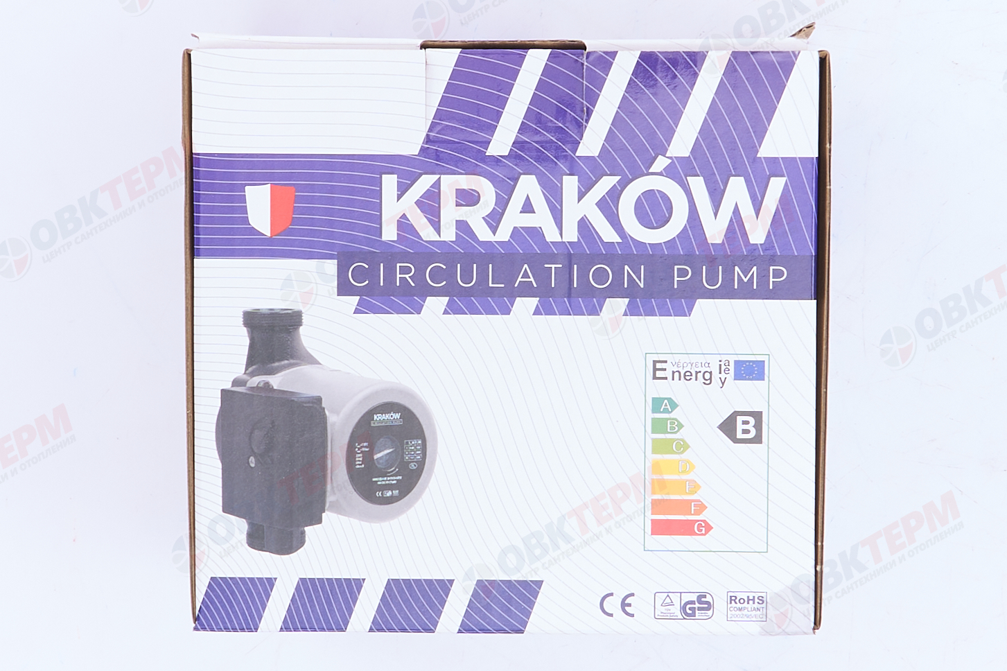 Насос циркуляционный  UPS 25/8-180  A  KRAKOW без гаек - миниатюра №6