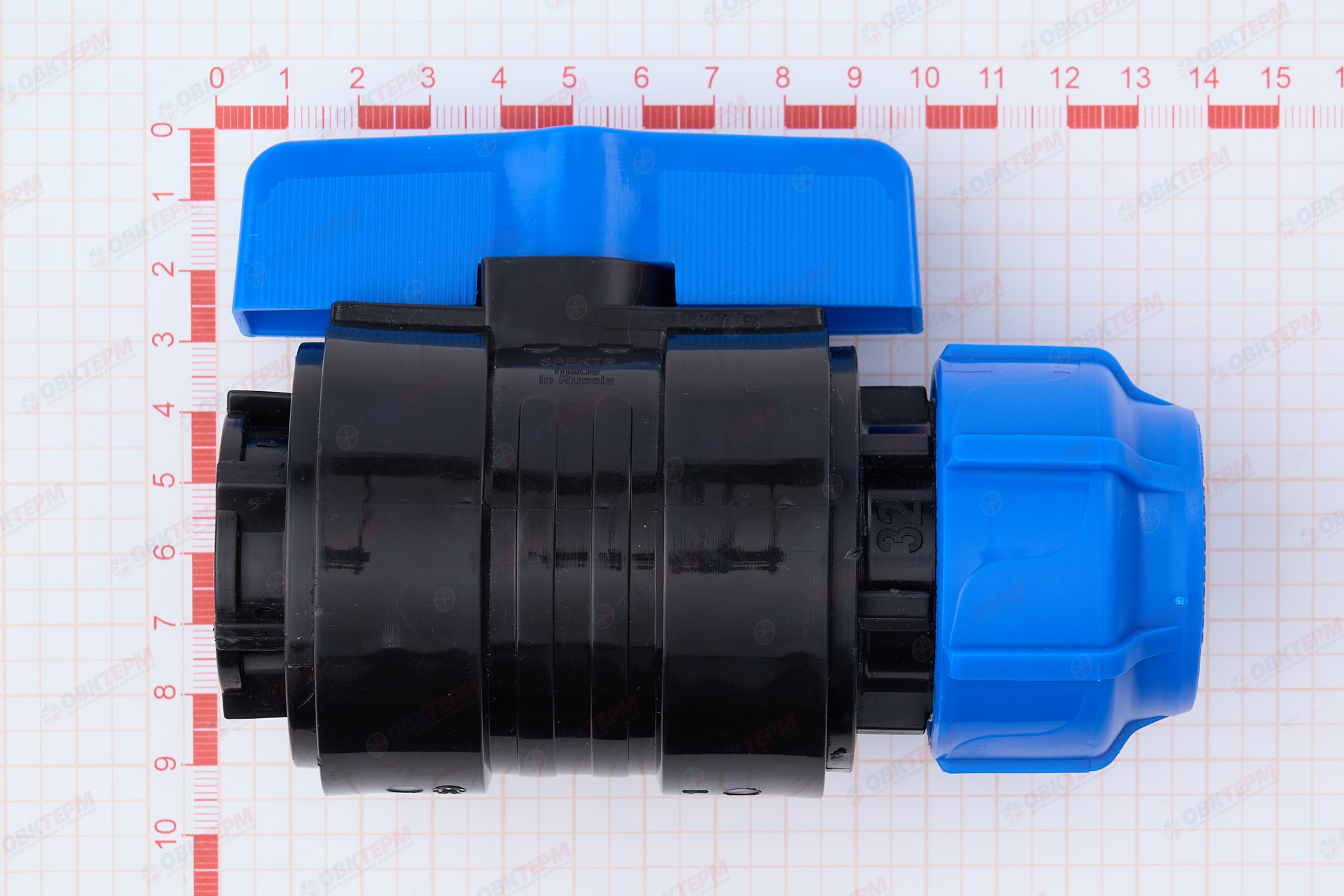 Кран      32* 3/4" в     ПНД  ИТАЛ/Spektr   (90/6шт) - миниатюра №6