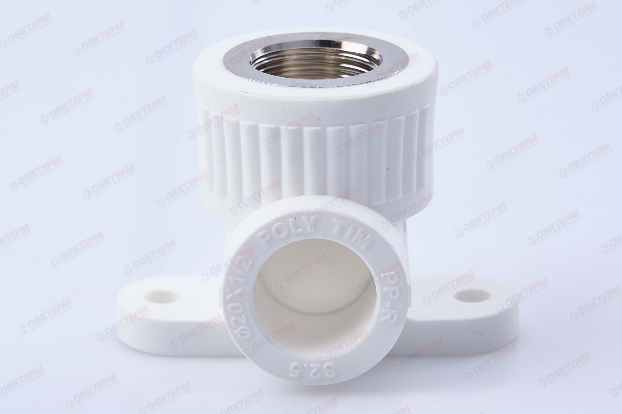 Угол монтажный  20 * 1/2"в   (белый)  (100/10)  (TIM) - Изображение №3