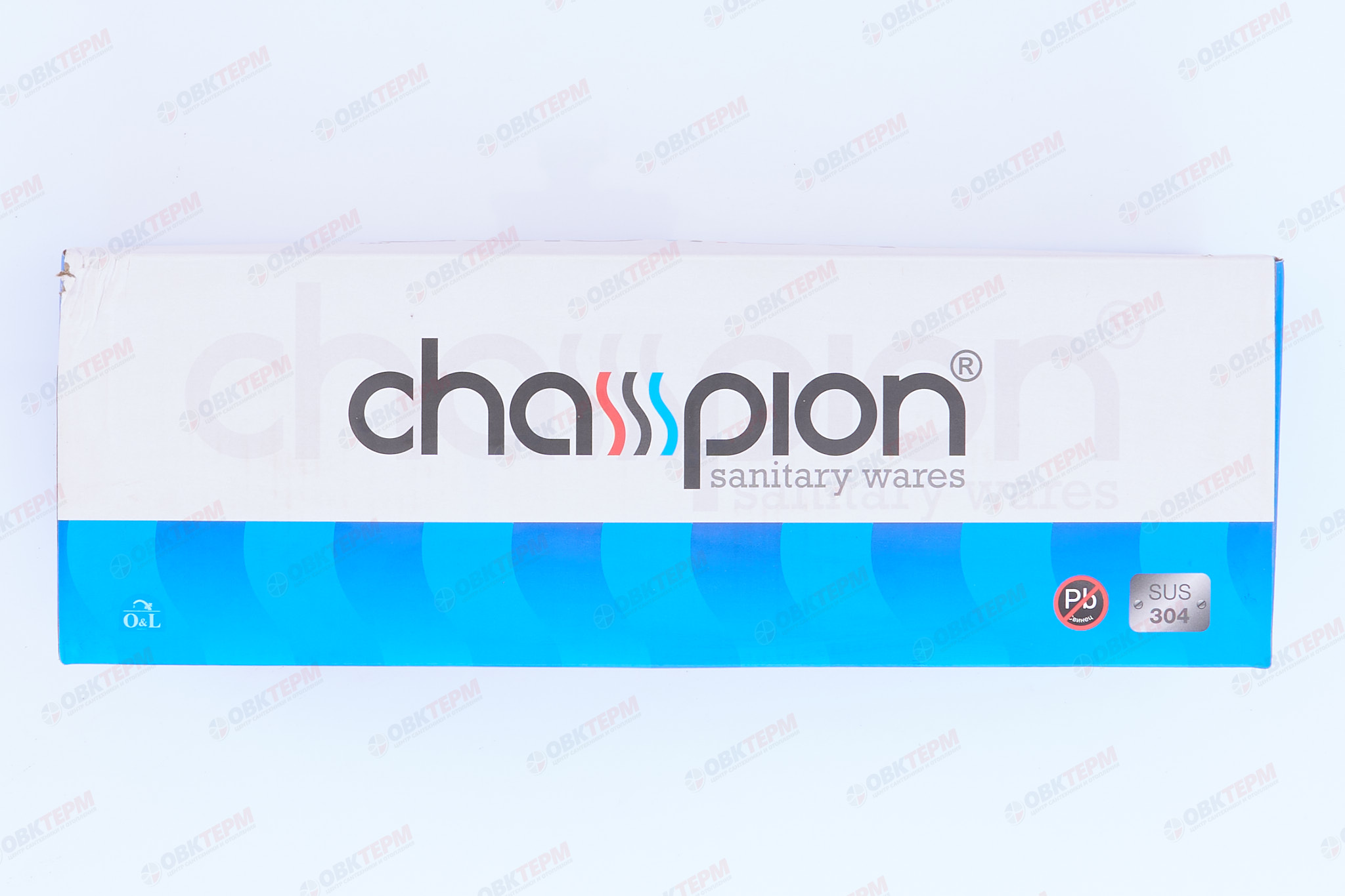 Смеситель д/ванны нерж/сталь CHAMPION SUS-006 (EURO) CHROME  (8 шт/ящ) - миниатюра №6