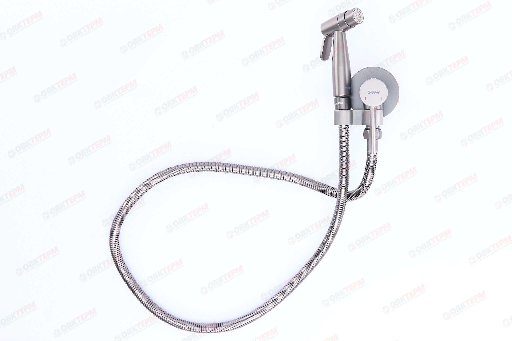 Смеситель с гигиеническим душем GAPPO G7206-9 латунь /оружейная сталь - Изображение №4