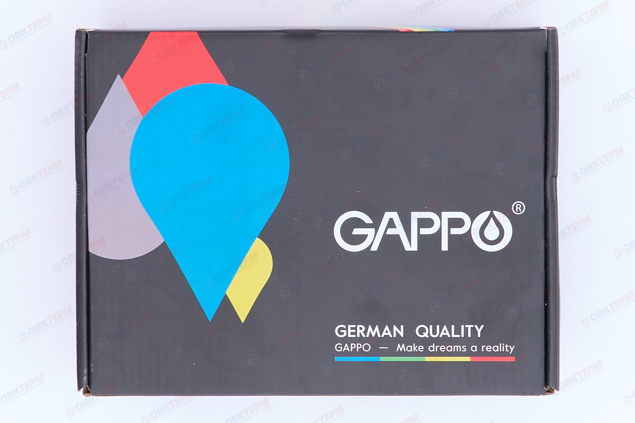 Смеситель с гигиеническим душем GAPPO G7206-9 латунь /оружейная сталь - миниатюра №7