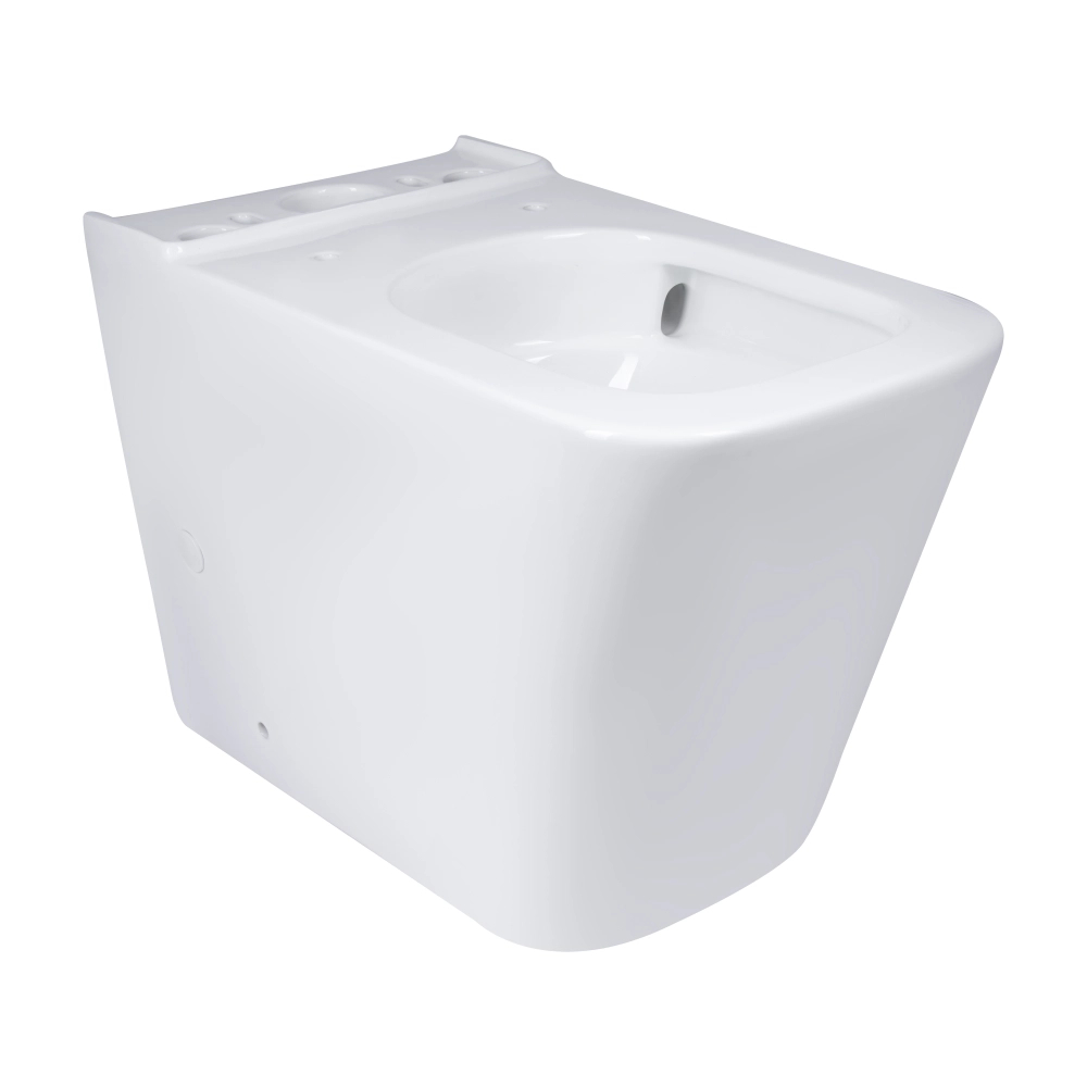 Унитаз-компакт MIXXUS PREMIUM QUADRO-0401-T1 система смыва TORNADO 1.0, компл.в 2 ящ (610х365х825mm) - Изображение №5