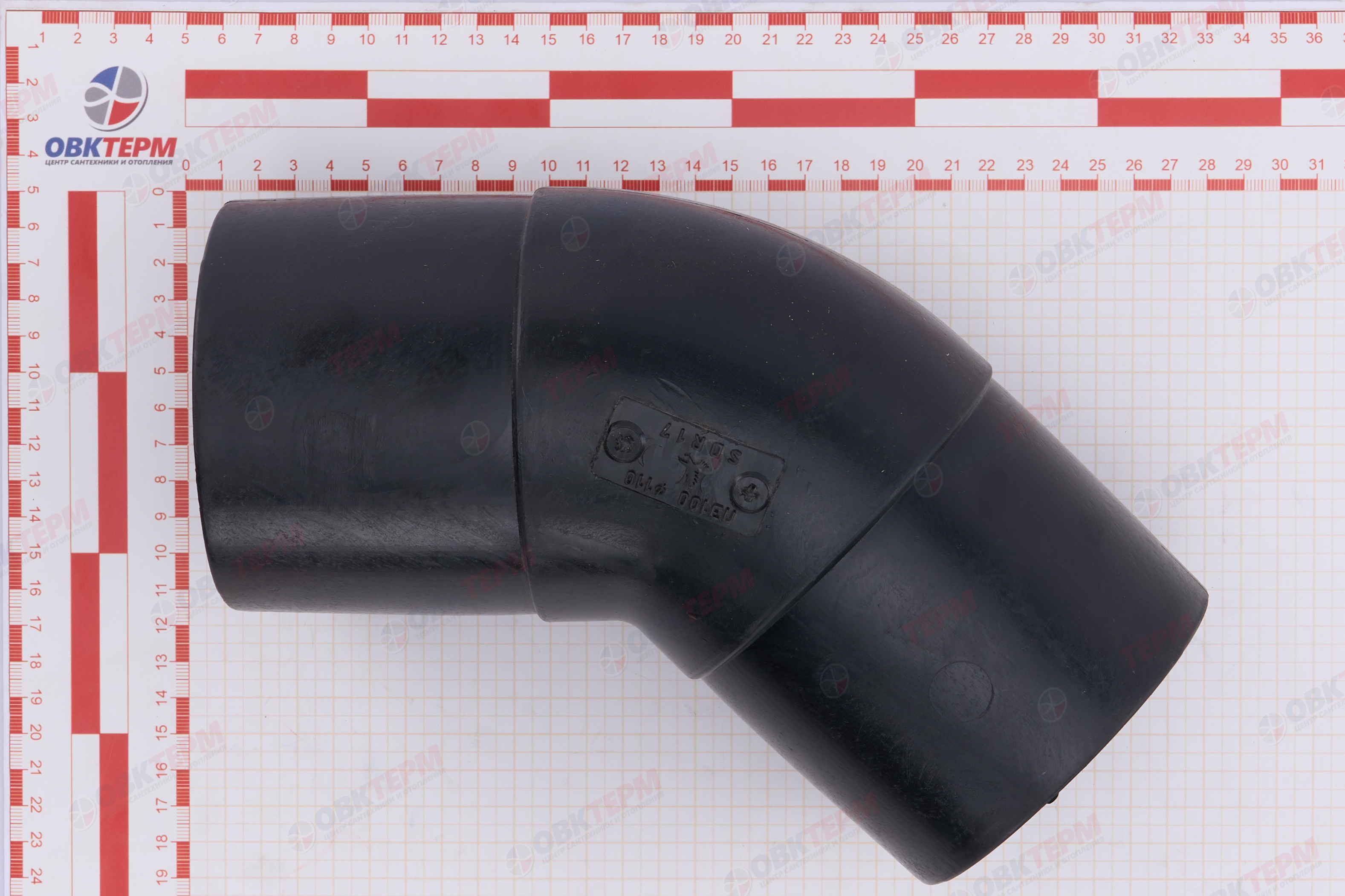 Отвод ПЭ100 sdr17 ф110х45 лит - миниатюра №6