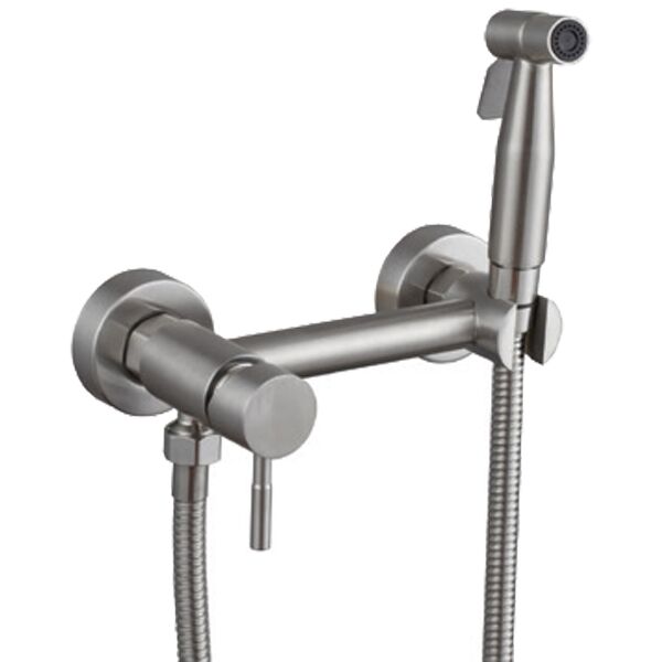 Смеситель с гигиеническим душем ZERIX SUS-222 из нерж стали(10 шт/ящ) - Изображение №1