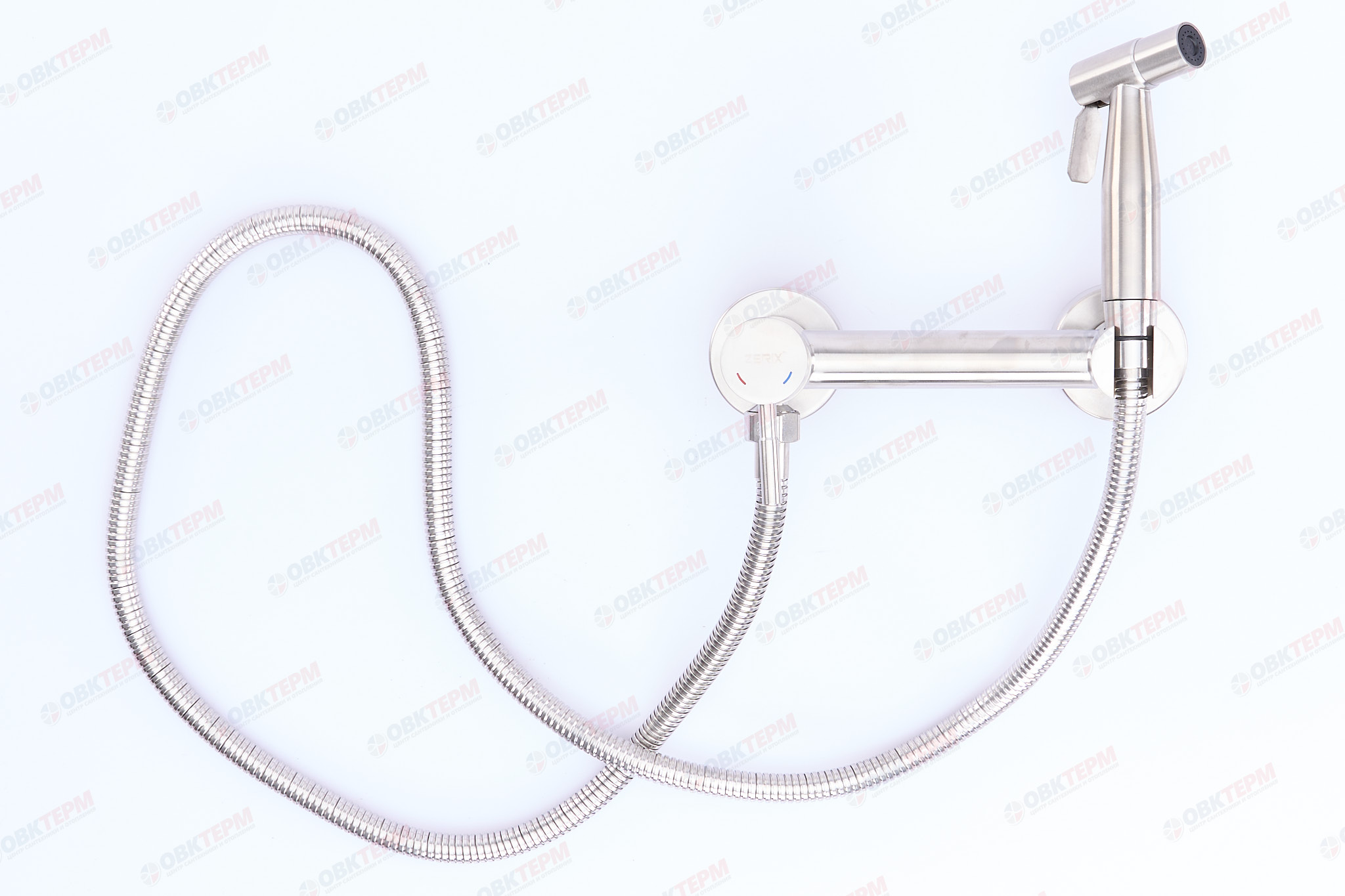 Смеситель с гигиеническим душем ZERIX SUS-222 из нерж стали(10 шт/ящ) - Изображение №2