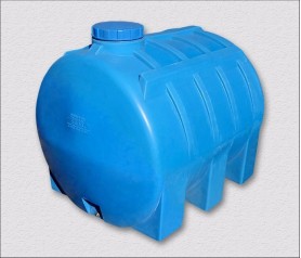 Емкость ПЛАСТБАК-ЮГ     5500л   горизонтальная  Синяя  (в190*д222*ш181) - Изображение №1