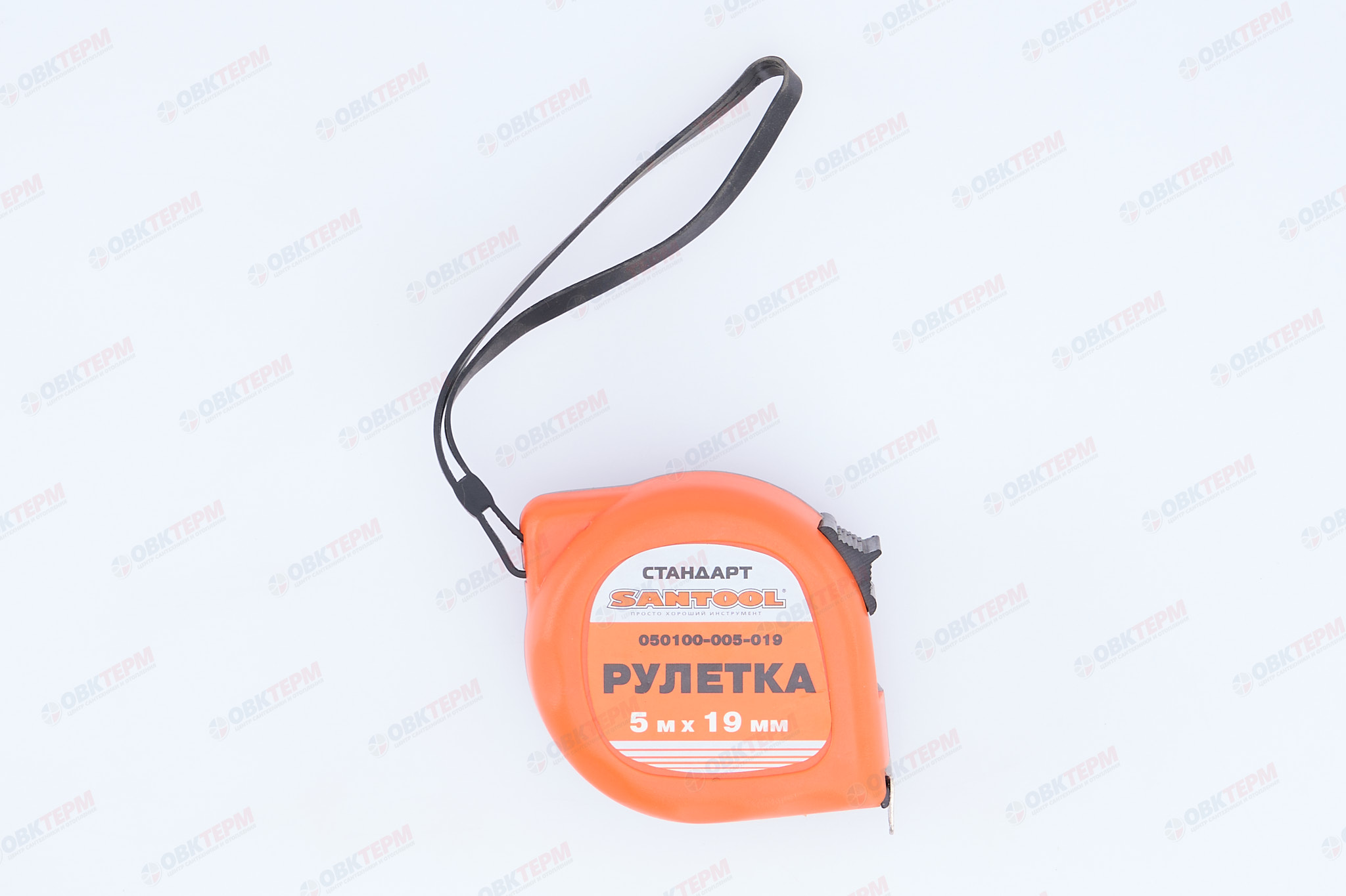 Рулетка СТАНДАРТ  5м*19мм с фиксатором SANTOOL - Изображение №3